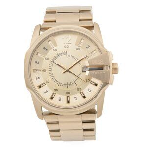 DIESEL Gold Men's Stainless Steel Gold Master Chief Watch